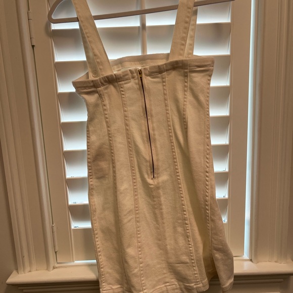 White jean mini Dress - Picture 2 of 3